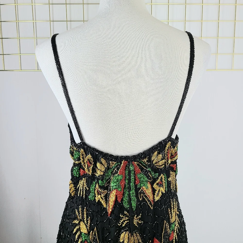 NWT JASDEE Beaded Vintage Bolero Jacket Dress Vintage Set